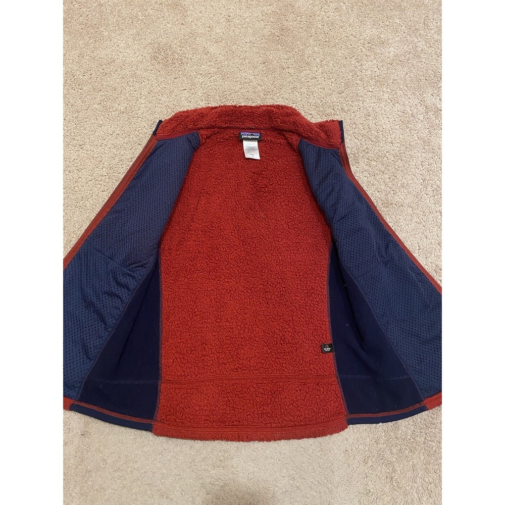 Vintage Patagonia Los Gatos Red Fleece Vest Mens Medium Full Zip Pockets Outdoor - Picture 3 of 5